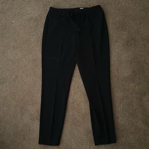 Black Tapered Slacks